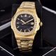 Copy Patek Philippe Nautilus 40mm Watches New Green Dial Gold Case (5)_th.jpg